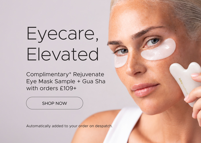 Complimentary Eye Mask sample + Gua Sha with orders £109+