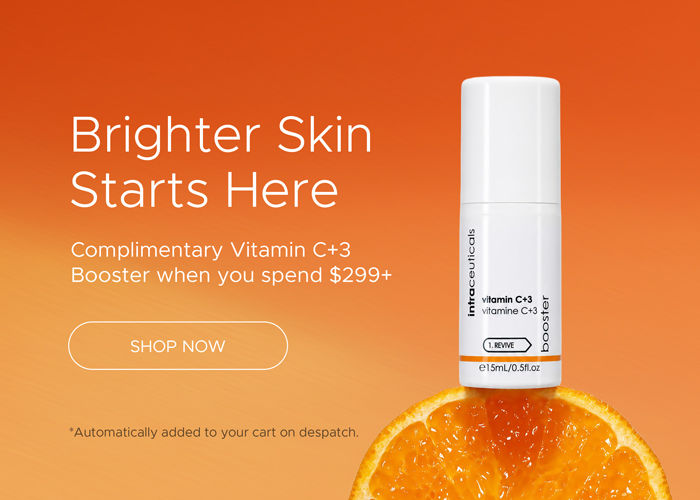 Complimentary 15ml Vitamin C+3 Booster on orders $299+ 