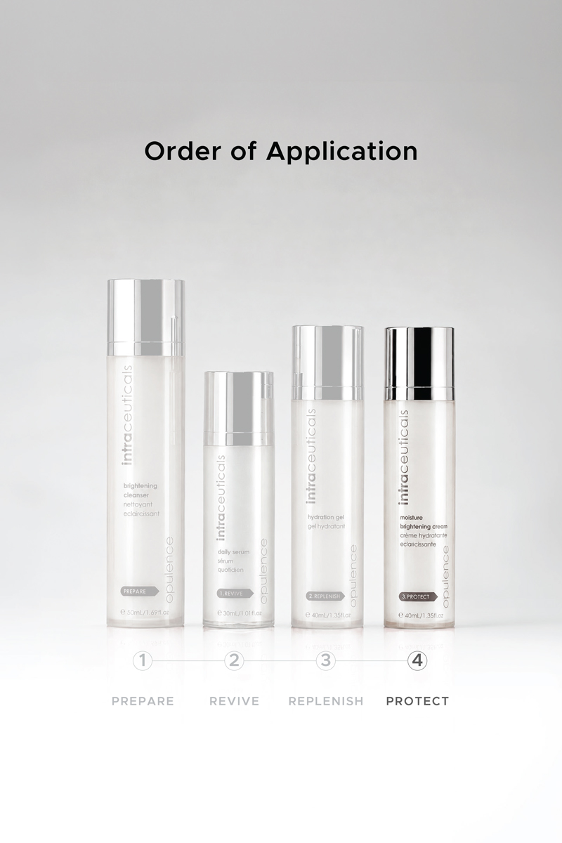 Opulence Moisture Brightening Cream order of application