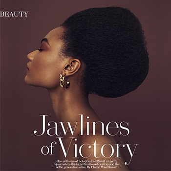 Elle Magazine Retouch Lift - Jawlines of Victory