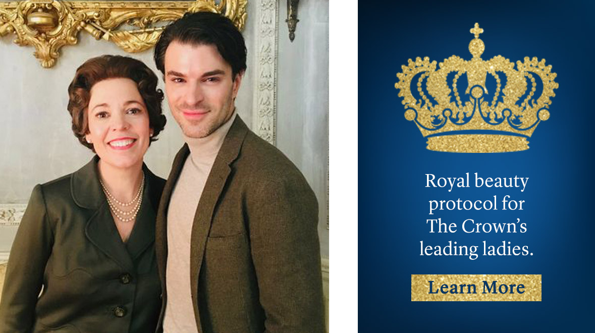 Celebrity facialist Lord Gavin McLeod-Valentine uses Intraceuticals oxygen facials -to help 45-year-old Olivia Colman play the Queen in her 30s in the new series of Netflix's The Crown